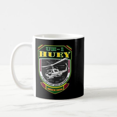 UH1 Huey Since 1956 Vietnam Veteran Pilot 334 Coffee Mug