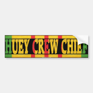 UH-1 Huey Crew Chief Vietnam Service Medal Sticker