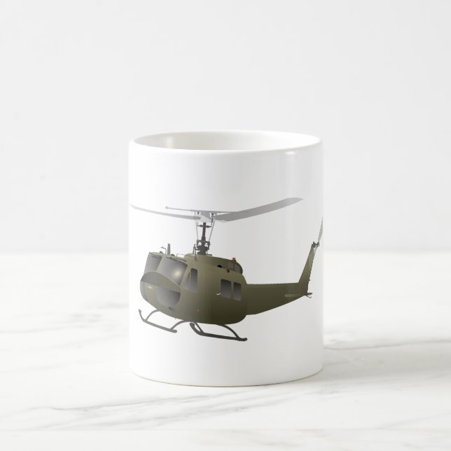 UH-1 Huey Helicopter Coffee Mug (Center)