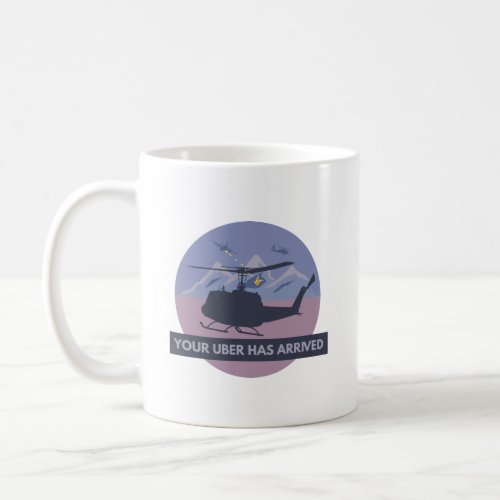 UH_1 Huey Helicopter Coffee Mug