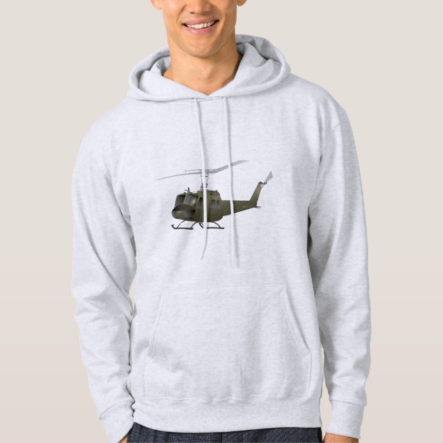UH-1 Huey Helicopter Hoodie (Front)