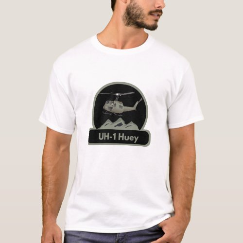 UH_1 Huey Helicopter T_Shirt