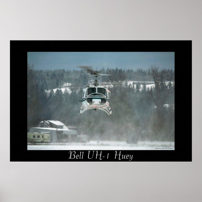 UH-1 Huey Hovering Poster (Front)