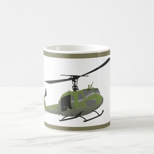 UH_1 Huey Military Helicopter Mug