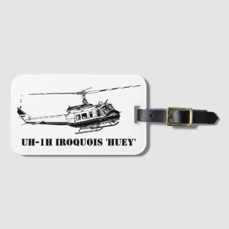 UH-1H Iroquois Helicopter Luggage Tag