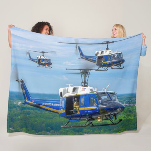 UH_1N IROQUOIS FLEECE BLANKET