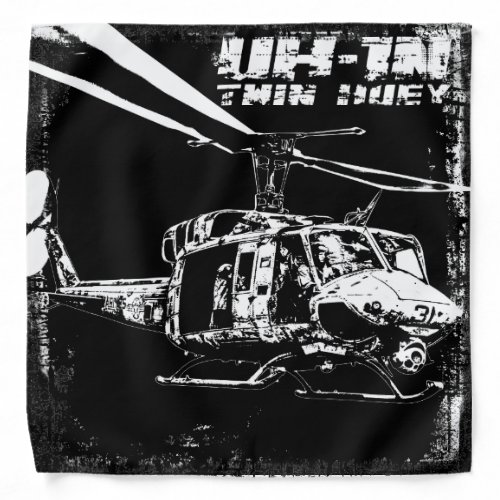 UH_1N Twin Huey Bandana