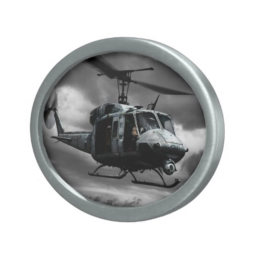 UH_1N Twin Huey Belt Buckle