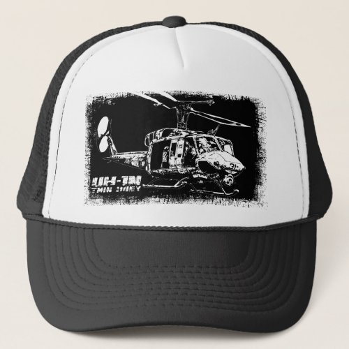 UH_1N Twin Huey Trucker Hat