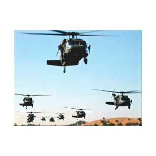 UH-60 Blackhawk Helicopter Canvas Print