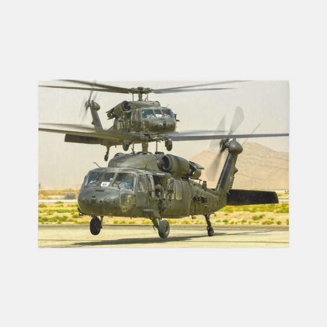UH-60M BLACK HAWK RUG (Front)