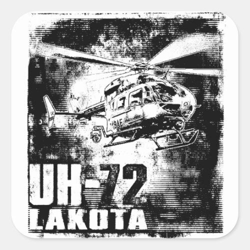 UH_72 Lakota Square Sticker