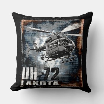 Uh-72 Lakota Throw Pillow by DeathDagger at Zazzle