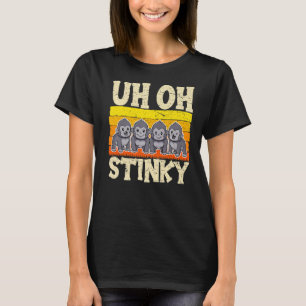 Uh Oh Stinky Cute Monkey For Men Women Animal T-Shirt