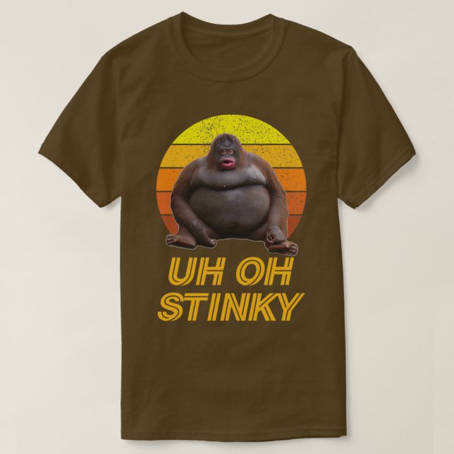 UH OH STINKY T-Shirt (Design Front)