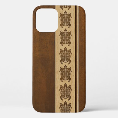 Uhane Honu Faux Wood Hawaiian Turtle Case_Mate iPh iPhone 12 Pro Case