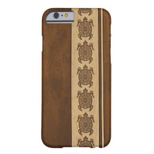 Uhane Honu Faux Wood Hawaiian Turtle Barely There iPhone 6 Case