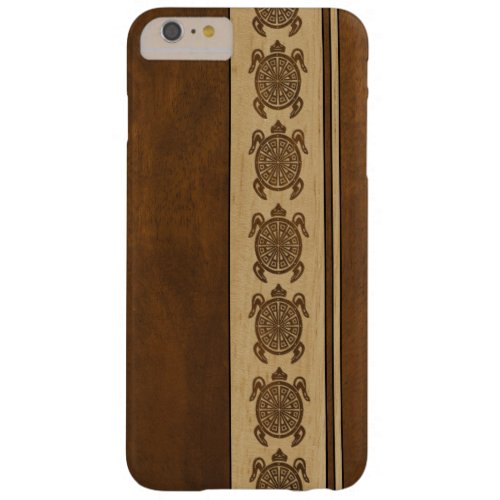 Uhane Honu Faux Wood Hawaiian Turtle Barely There iPhone 6 Plus Case