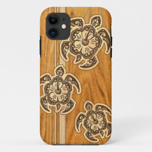 Uhane Honu Faux Wood Hawaiian Turtle iPhone 5 Case
