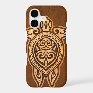 Uhane Honu Faux Wood Hawaiian Turtle iPhone 17 Case