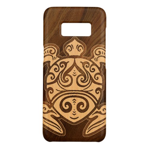 Uhane ui Honu Faux Wood Hawaiian Turtle Case_Mate Samsung Galaxy S8 Case