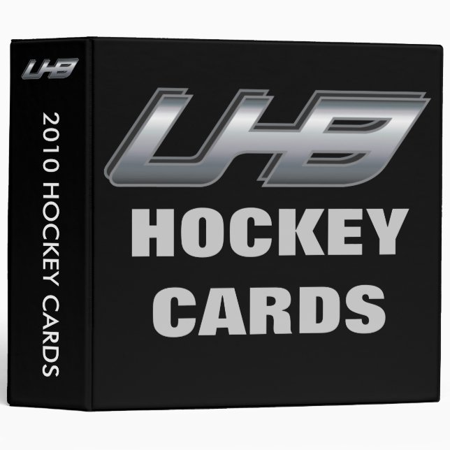 UHB Hockey Cards 3 Ring Binder (Front/Spine)