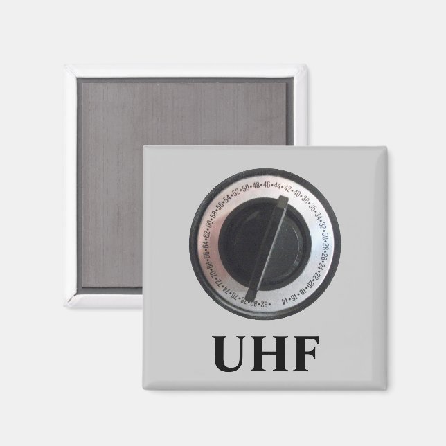 UHF Dial Magnet (Front/Back)