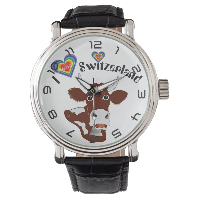 Uhr mit Schweizer-Entwurf Schweiz Suisse die Schwe Watch (Front)