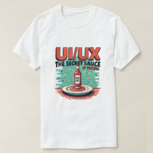Ui Ux The Secret Sauce Of Success Funny Designer T-Shirt