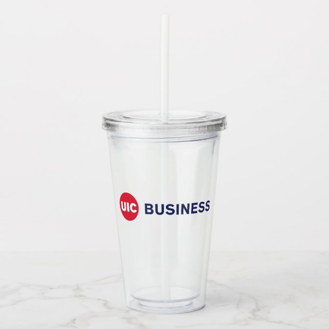 UIC Business  Acrylic Tumbler (Front)