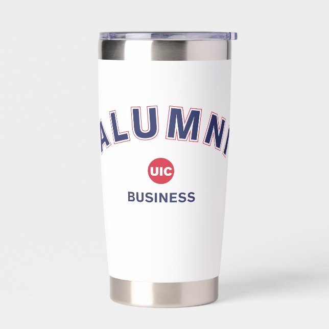 UIC Business Alumni  Insulated Tumbler (Left)