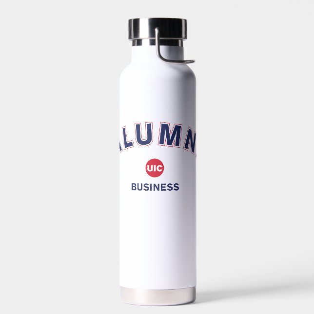 UIC Business Alumni  Water Bottle (Left)