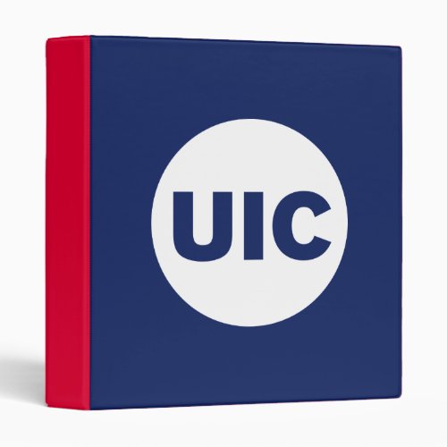 UIC Circle Logo Spirit 3 Ring Binder