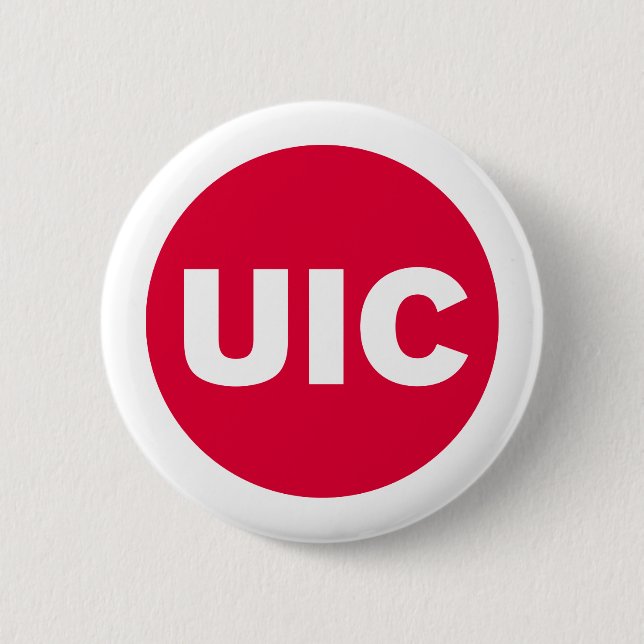 UIC Circle Logo Spirit Button (Front)