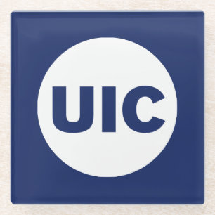 UIC Circle Logo Spirit Glass Coaster