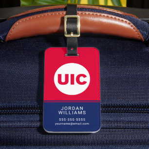 UIC Circle Logo Spirit Luggage Tag