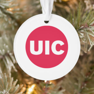 UIC Circle Logo Spirit Ornament