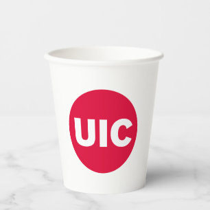 UIC Circle Logo Spirit Paper Cups