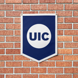 UIC Circle Logo Spirit Pennant
