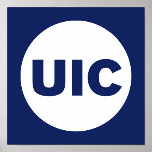 UIC Circle Logo Spirit Poster