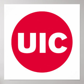 UIC Circle Logo Spirit Poster