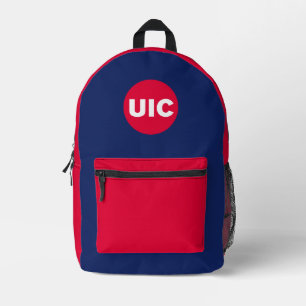 UIC Circle Logo Spirit Printed Backpack