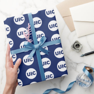 UIC Circle Logo Spirit Wrapping Paper