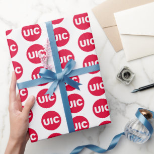 UIC Circle Logo Spirit Wrapping Paper