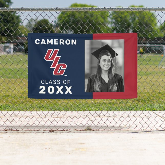 UIC Flames Graduate Banner (Insitu)
