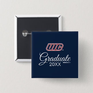 UIC Flames Graduate Button