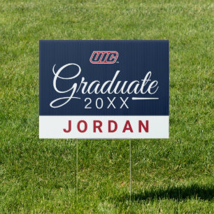 UIC Flames Graduate Sign