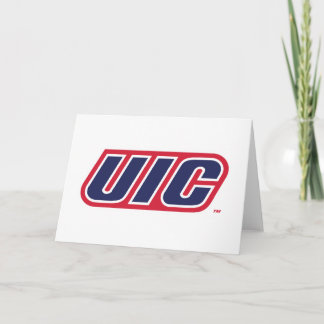 UIC Flames Spirit Logo Card