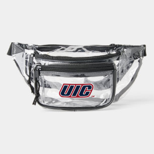 UIC Flames Spirit Logo Clear Fanny Pack