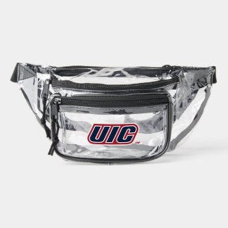 UIC Flames Spirit Logo Clear Fanny Pack